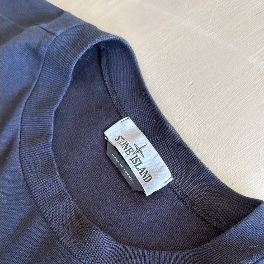Stone Island Navy Crewneck Top - Picture 2 of 8